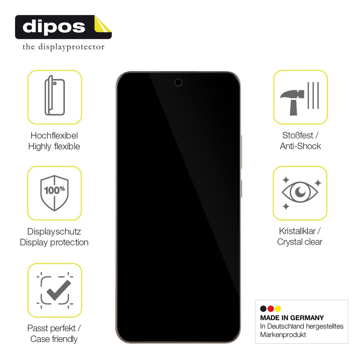 2x 3D Full Cover Schutzfolie für Oppo Reno 12