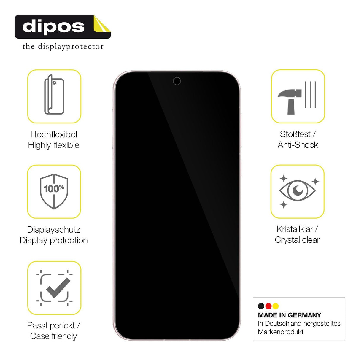 2x 3D Full Cover Schutzfolie für Oppo Find X8 Pro
