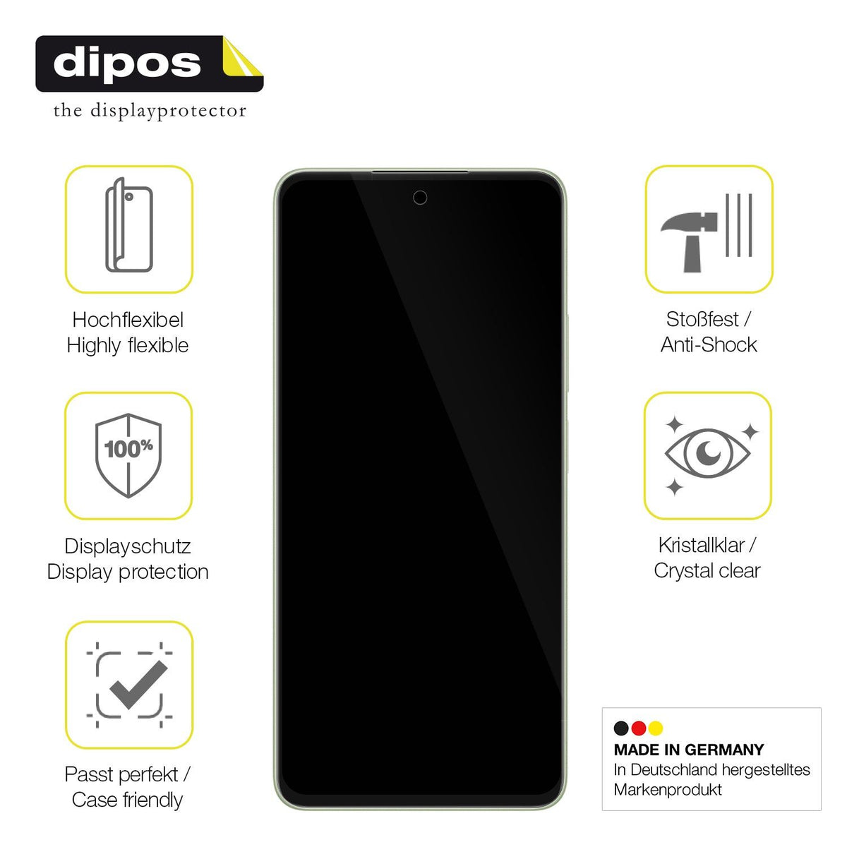 2x 3D Full Cover Schutzfolie für Oppo A5 5G