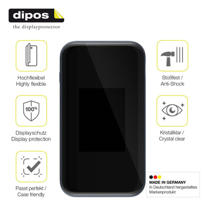 2x 3D Full Cover Schutzfolie für ZTE MU5002