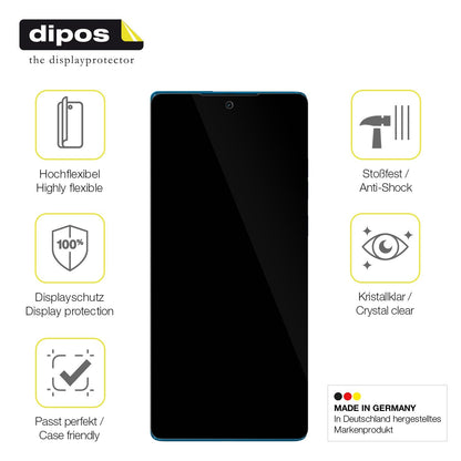 2x 3D Full Cover Schutzfolie für Motorola G96
