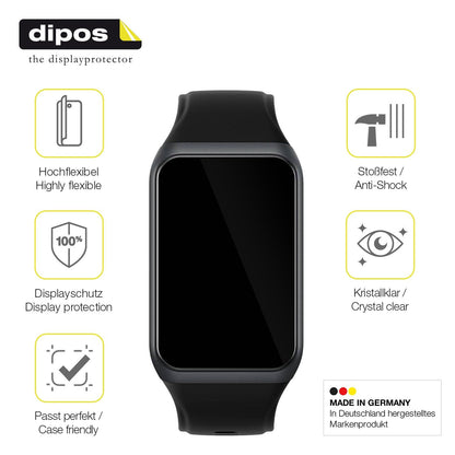 2x 3D Full Cover Schutzfolie für Oppo Band 2