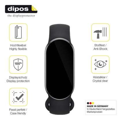 2x 3D Full Cover Schutzfolie für Xiaomi Smartband 10