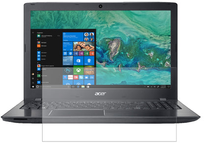 AcerAspire E 15 Start mit aufgebrachter dipos Panzerfolie, die lästige Fingerabdrücke minimiert