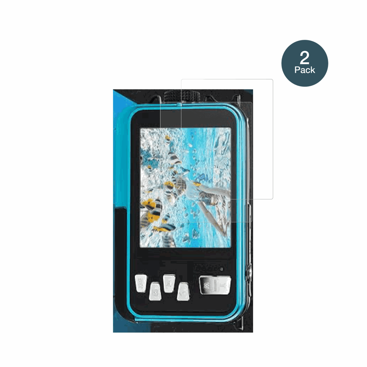 AgfaPhotoRealishot WP8000 mit aufgebrachter dipos Panzerfolie, die lästige Fingerabdrücke minimiert