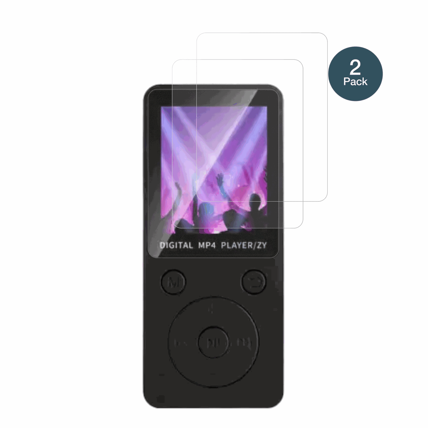 AivaneS11 MP3-Player mit aufgebrachter dipos Panzerfolie, die lästige Fingerabdrücke minimiert