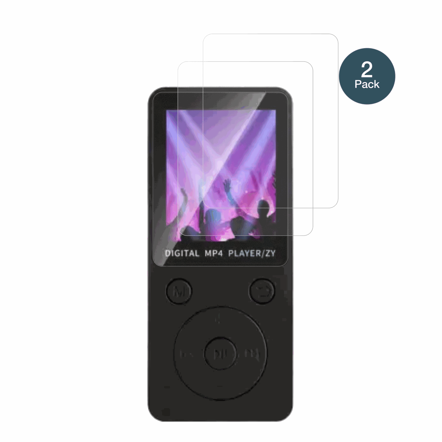 AivaneS11 MP3-Player mit aufgebrachter dipos Panzerfolie, die lästige Fingerabdrücke minimiert