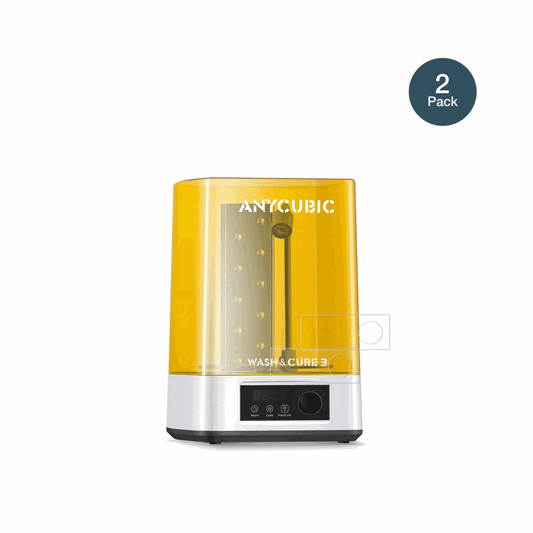 AnycubicWash Cure 3 Plus mit aufgebrachter dipos Panzerfolie, die lästige Fingerabdrücke minimiert