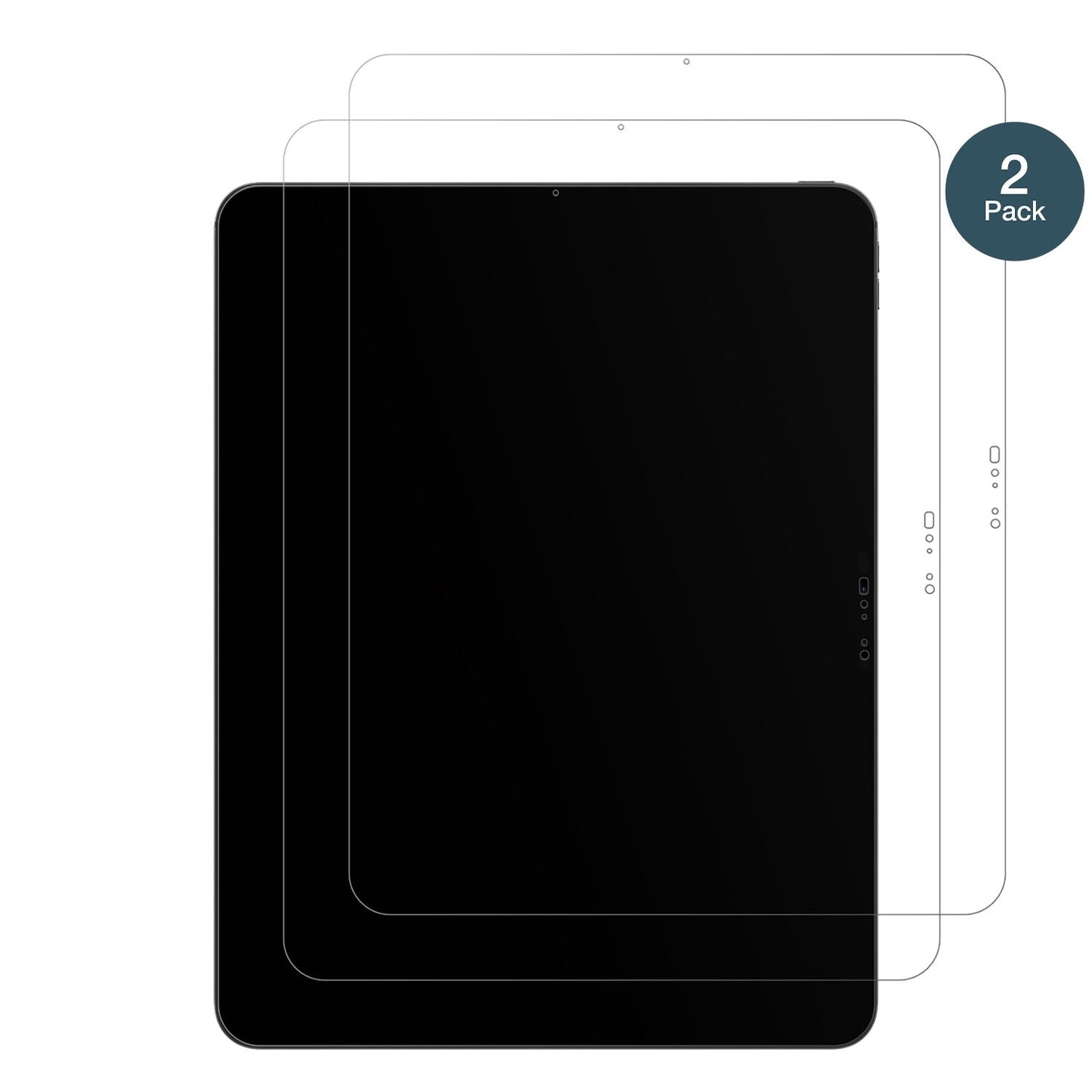AppleiPad Pro M5 13 Zoll mit aufgebrachter dipos Panzerfolie, die lästige Fingerabdrücke minimiert