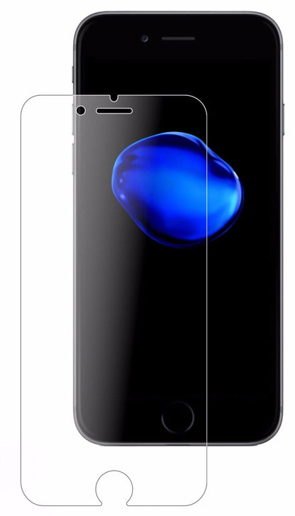AppleiPhone 7 Plus mit aufgebrachter dipos Panzerfolie, die lästige Fingerabdrücke minimiert