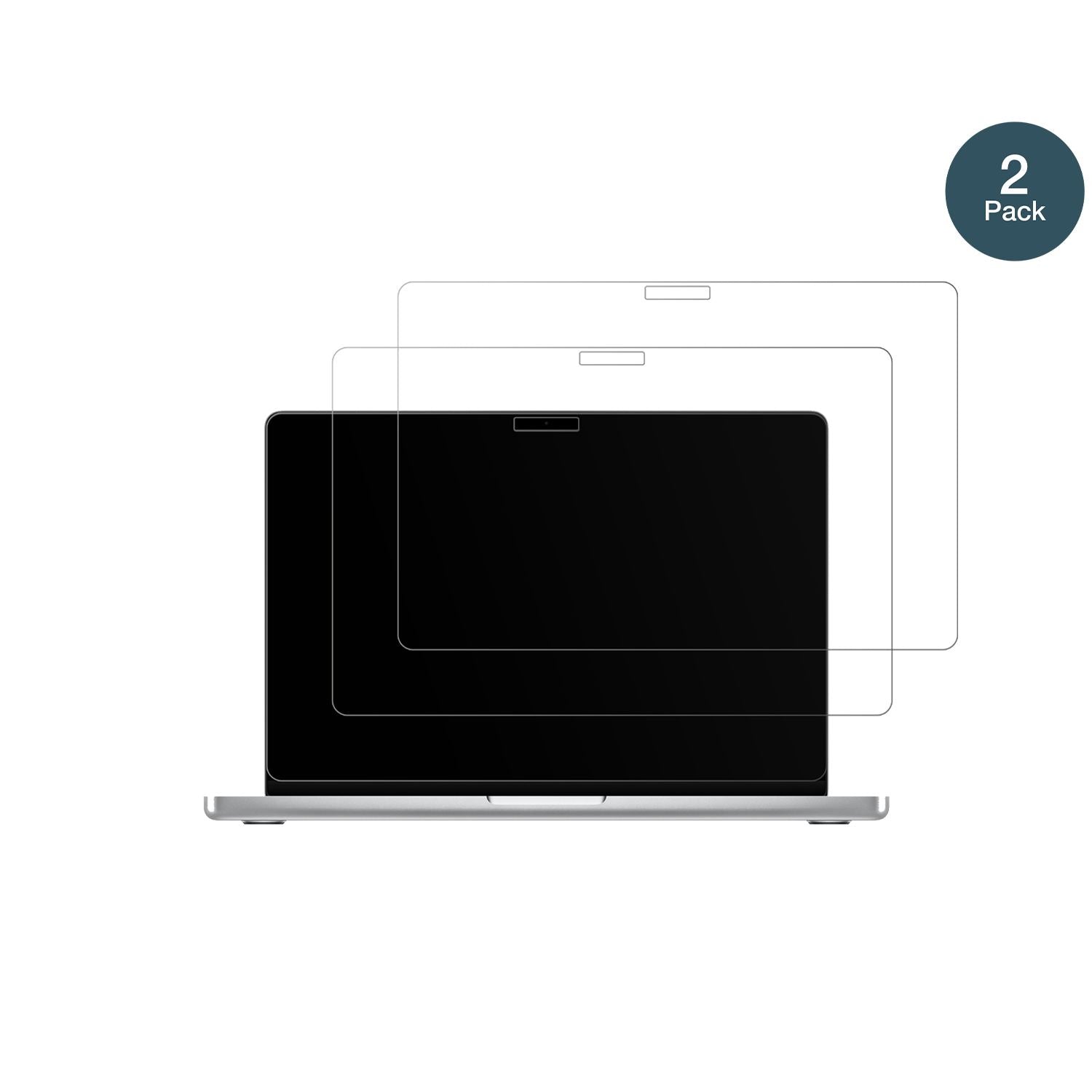 AppleMacBook Pro 14 Zoll M5 mit aufgebrachter dipos Panzerfolie, die lästige Fingerabdrücke minimiert