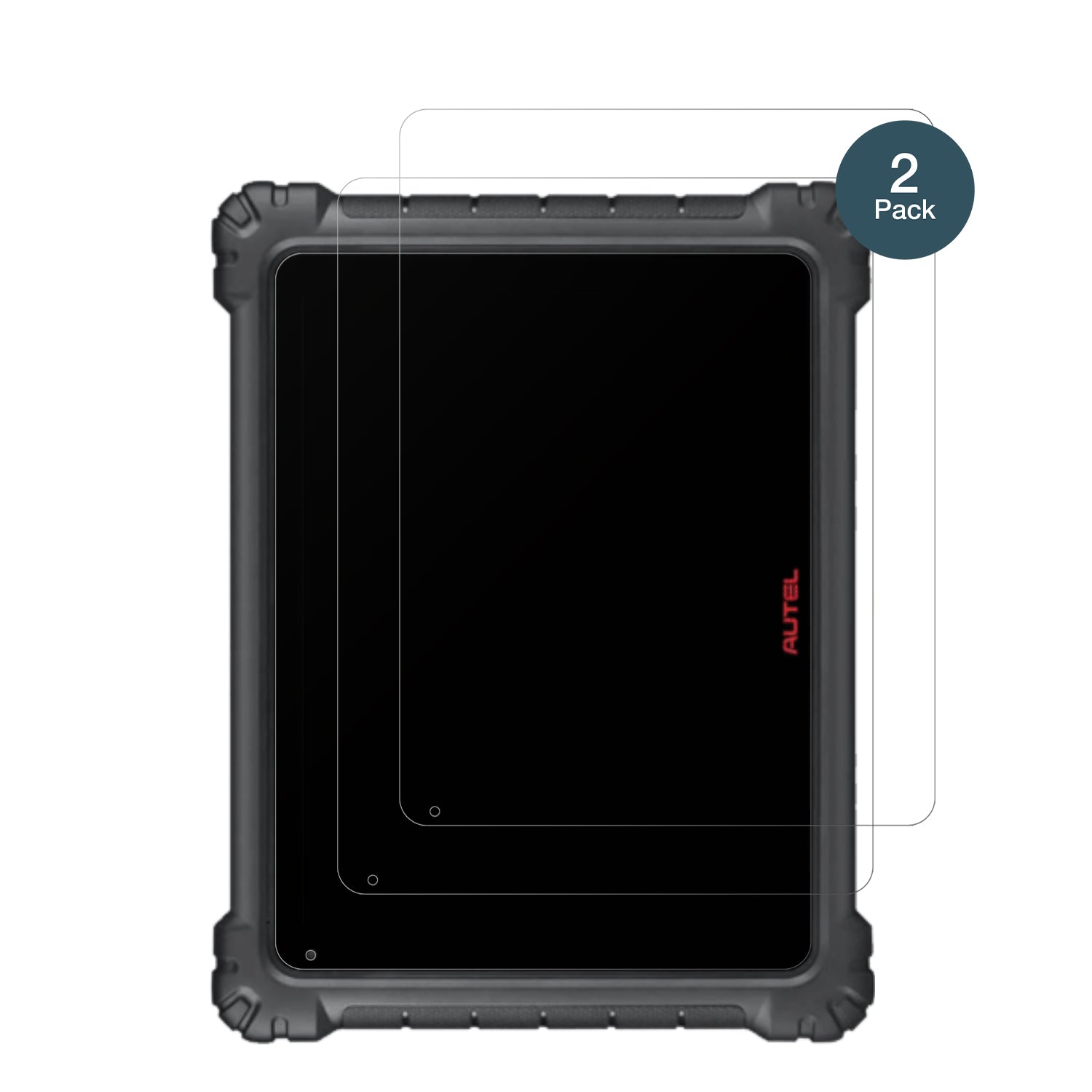 AutelMaxiCom Ultra Lite S mit aufgebrachter dipos Panzerfolie, die lästige Fingerabdrücke minimiert