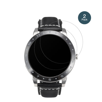 AsusVivoWatch 5 mit aufgebrachter dipos Panzerfolie, die lästige Fingerabdrücke minimiert