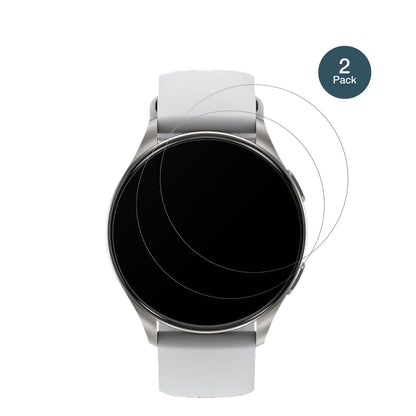 BaolubaoW60 Smartwatch mit aufgebrachter dipos Panzerfolie, die lästige Fingerabdrücke minimiert