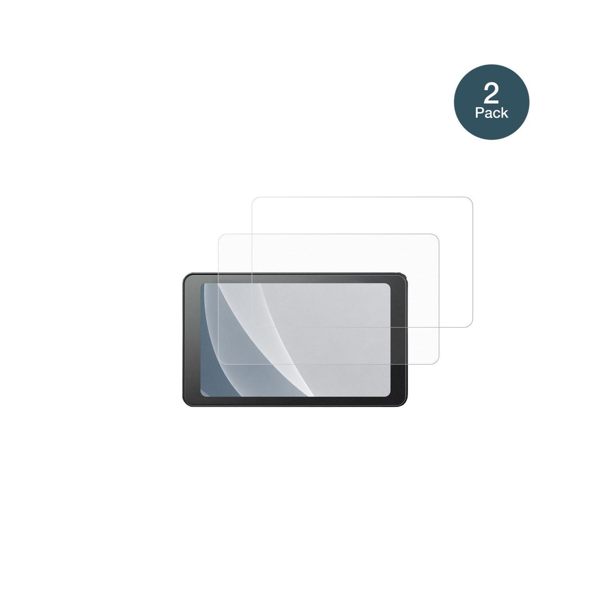 2x 9H Schutzfolie matt für Bauhn Car Smart Display 7 Zoll Panzerfolie