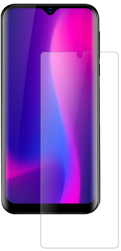 BlackviewA60 Pro (2019) mit aufgebrachter dipos Panzerfolie, die lästige Fingerabdrücke minimiert