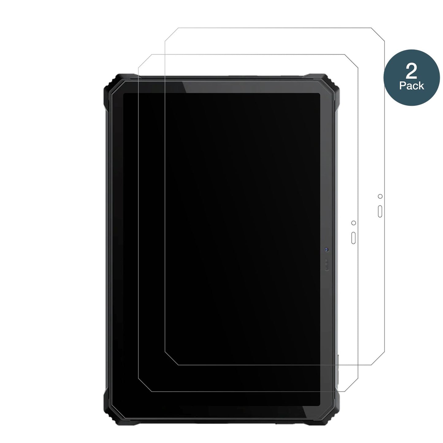 BlackviewActive 12 Pro mit aufgebrachter dipos Panzerfolie, die lästige Fingerabdrücke minimiert
