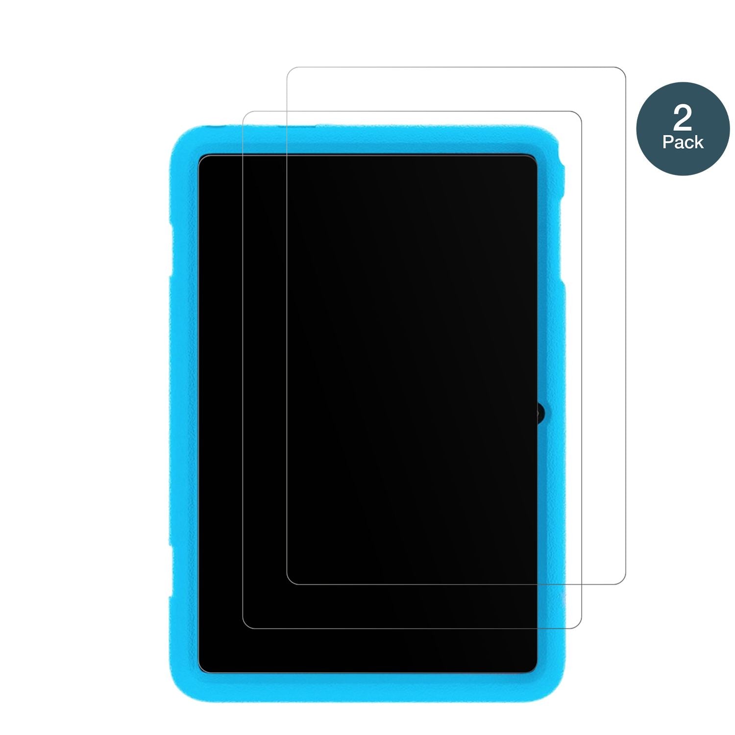 BlackviewTab 8 Kids mit aufgebrachter dipos Panzerfolie, die lästige Fingerabdrücke minimiert