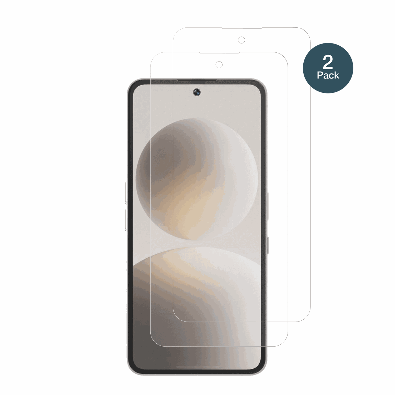 BrainNatural AI Phone BGX5 mit aufgebrachter dipos Panzerfolie, die lästige Fingerabdrücke minimiert