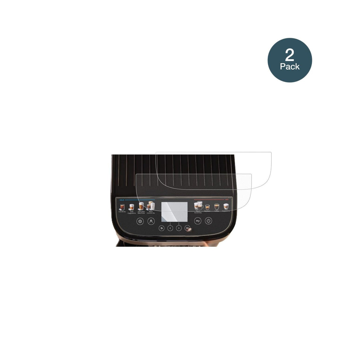 2x 9H Schutzfolie matt für DeLonghi Magnifica Duo ECAM330.80 Panzerfolie