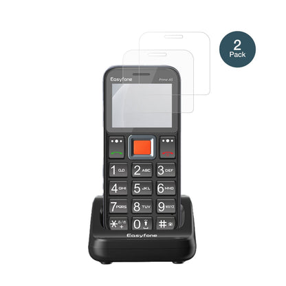 EasyfonePrime T5 mit aufgebrachter dipos Panzerfolie, die lästige Fingerabdrücke minimiert