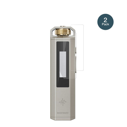 FiiOSnowSky Echo Nano mit aufgebrachter dipos Panzerfolie, die lästige Fingerabdrücke minimiert