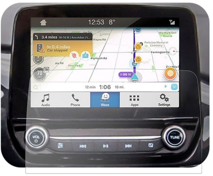 FordKuga Display (ab 2020) mit aufgebrachter dipos Panzerfolie, die lästige Fingerabdrücke minimiert