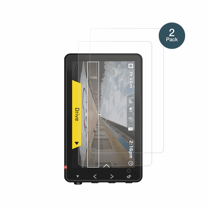 GarminCatalyst 2 mit aufgebrachter dipos Panzerfolie, die lästige Fingerabdrücke minimiert