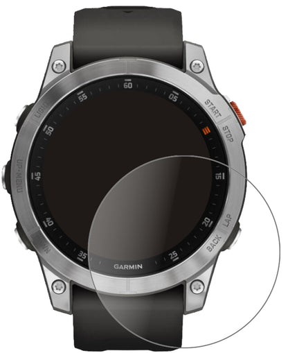 GarminEpix Gen 2 mit aufgebrachter dipos Panzerfolie, die lästige Fingerabdrücke minimiert