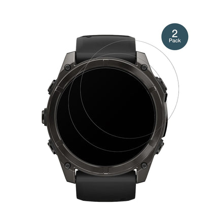GarminFenix 7x Pro 47mm mit aufgebrachter dipos Panzerfolie, die lästige Fingerabdrücke minimiert