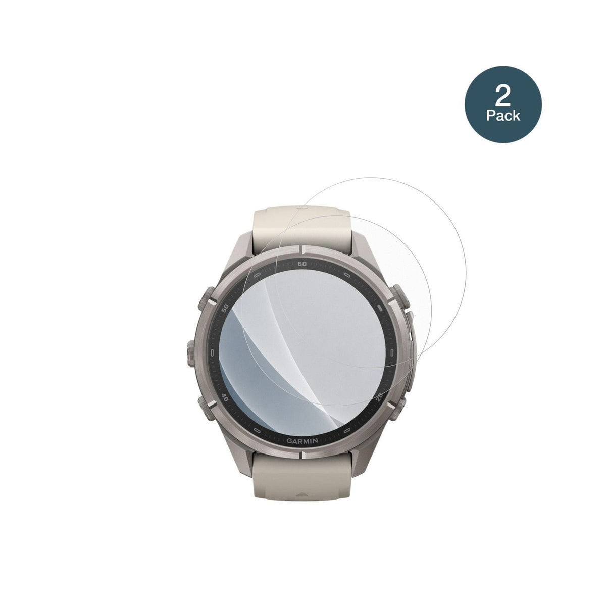 2x 9H Schutzfolie matt für Garmin Fenix 9 Pro Panzerfolie