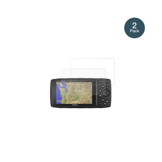 GarminGPSMAP 276Cx mit aufgebrachter dipos Panzerfolie, die lästige Fingerabdrücke minimiert