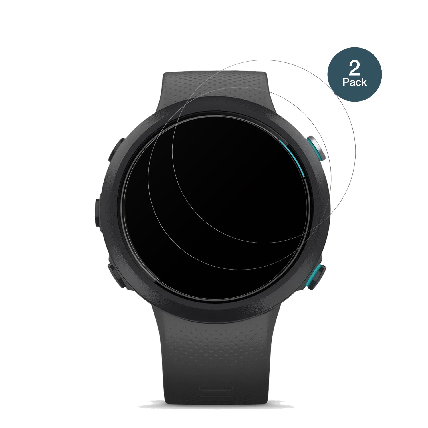 GarminSwim 2 mit aufgebrachter dipos Panzerfolie, die lästige Fingerabdrücke minimiert