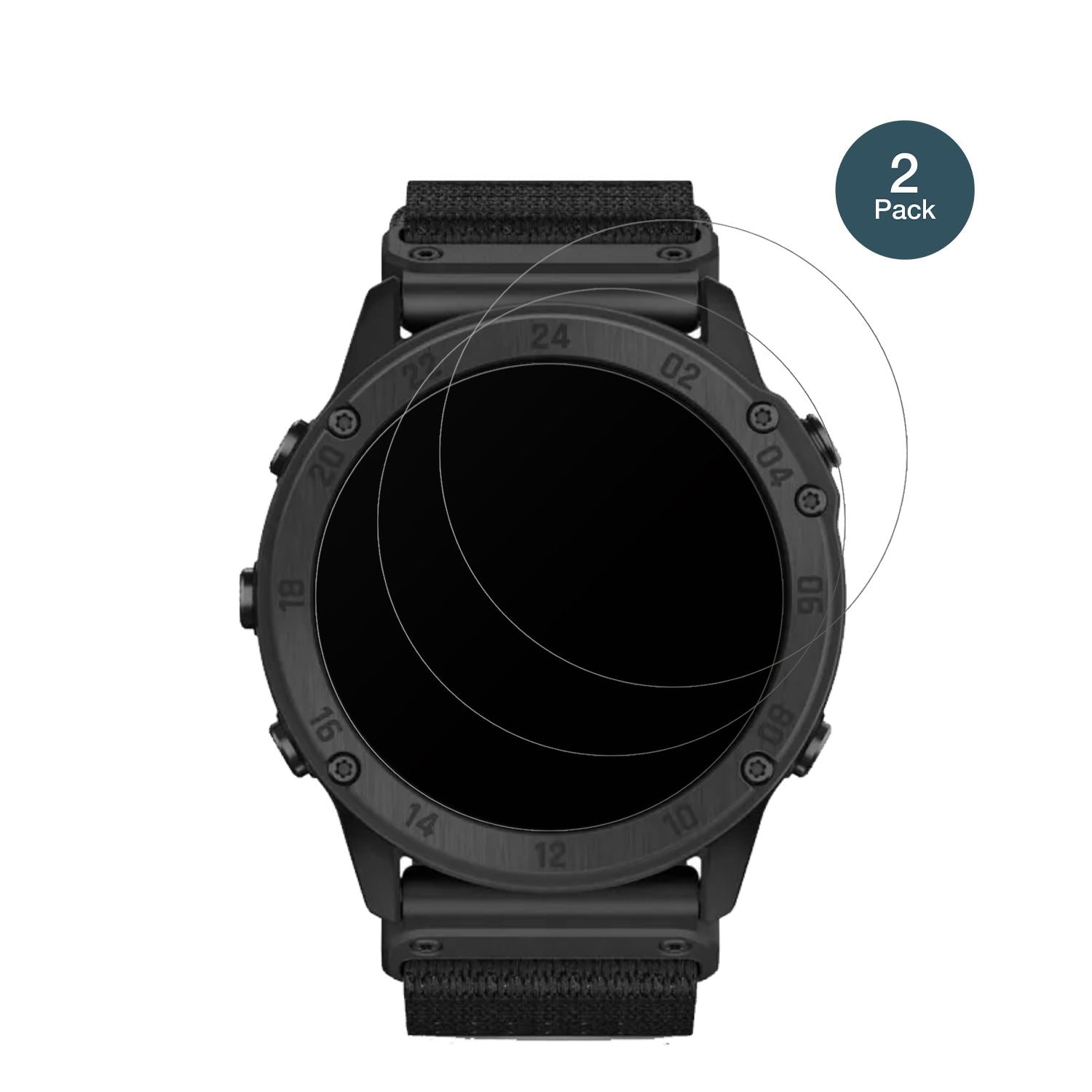 GarminTactix Delta Solar Ballistic mit aufgebrachter dipos Panzerfolie, die lästige Fingerabdrücke minimiert