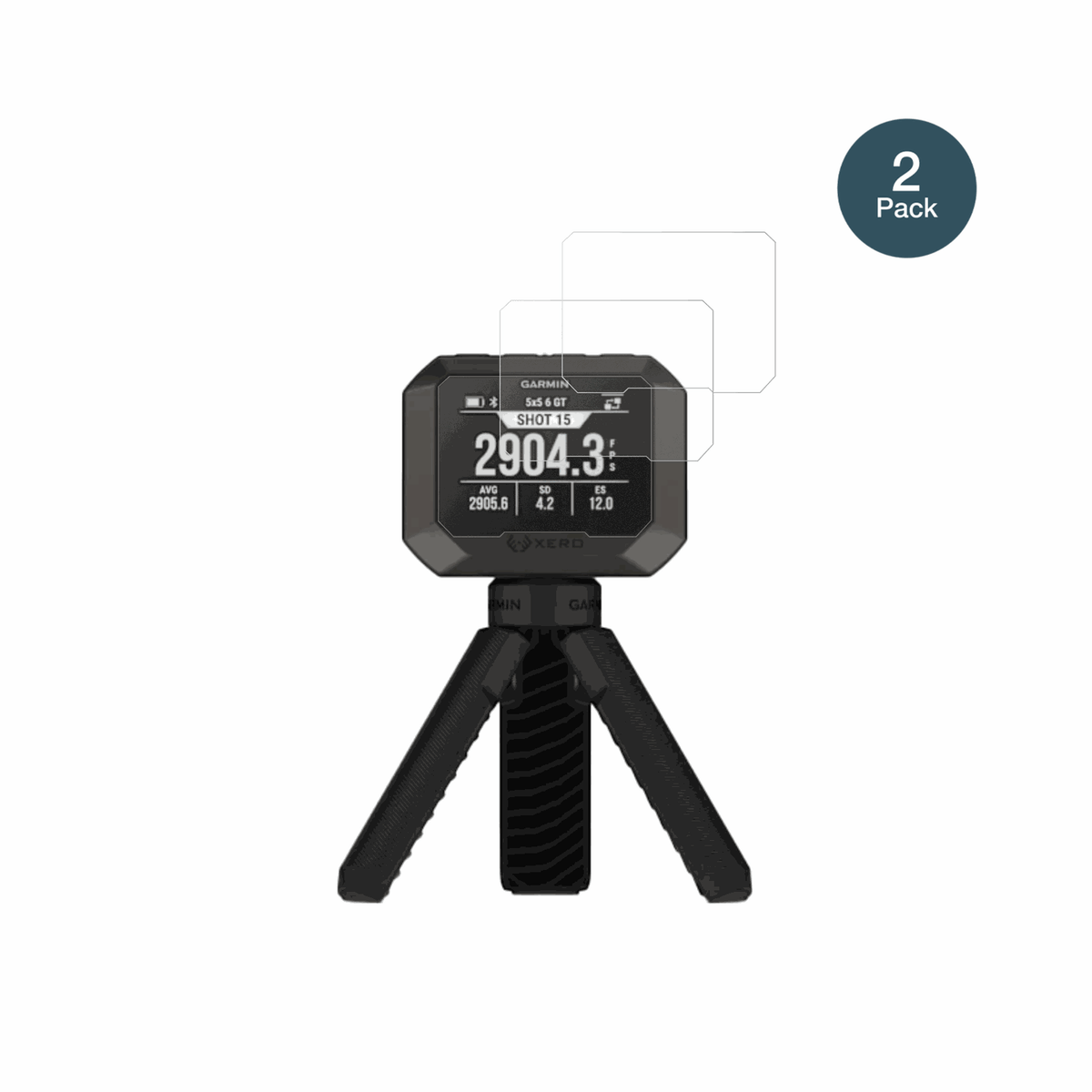 GarminXero C2 mit aufgebrachter dipos Panzerfolie, die lästige Fingerabdrücke minimiert