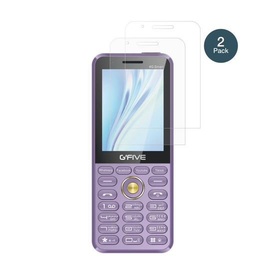GFive4G Smart mit aufgebrachter dipos Panzerfolie, die lästige Fingerabdrücke minimiert