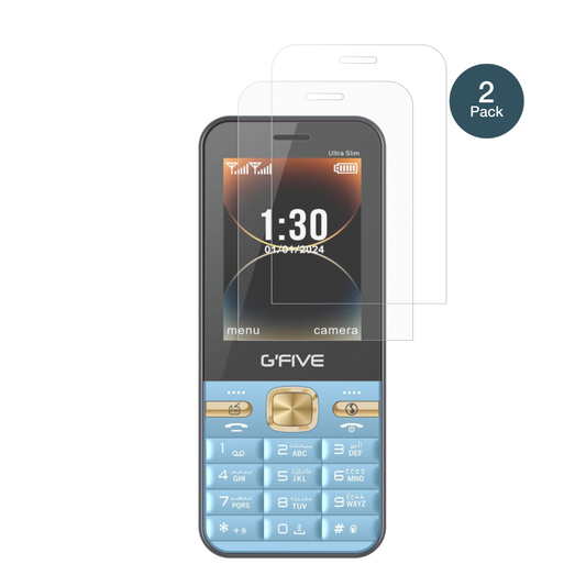 GFiveUltra Slim mit aufgebrachter dipos Panzerfolie, die lästige Fingerabdrücke minimiert