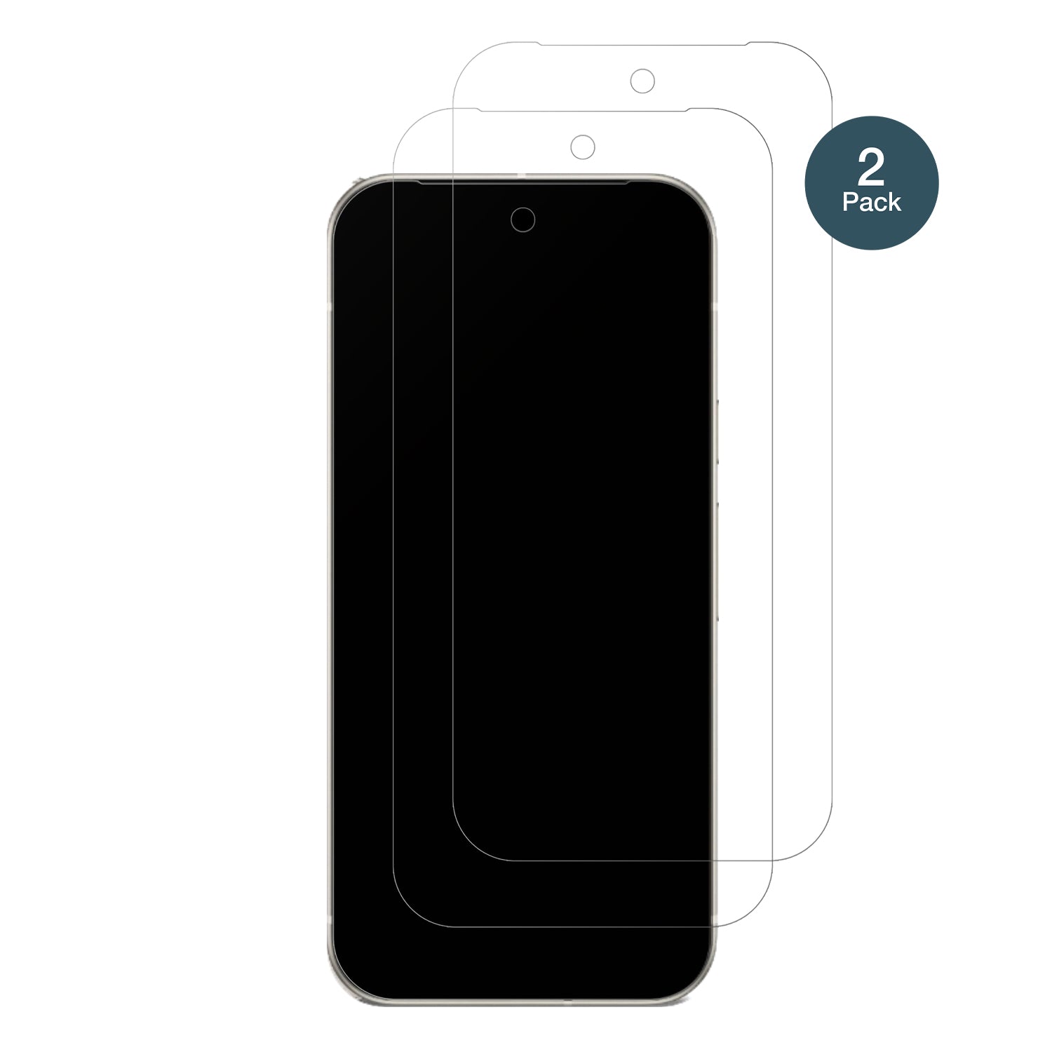 GooglePixel 9a mit aufgebrachter dipos Panzerfolie, die lästige Fingerabdrücke minimiert