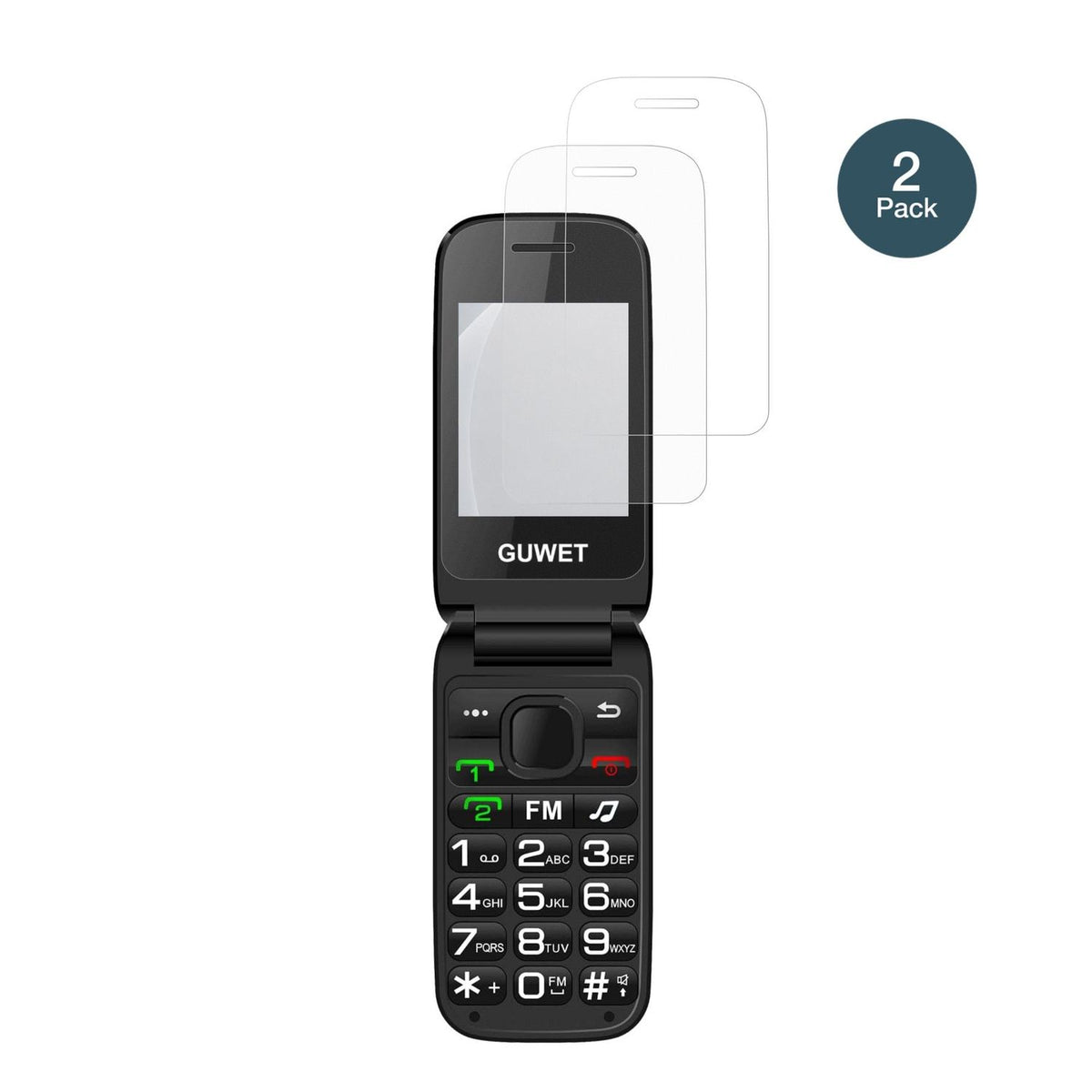 GuwetG20 mit aufgebrachter dipos Panzerfolie, die lästige Fingerabdrücke minimiert