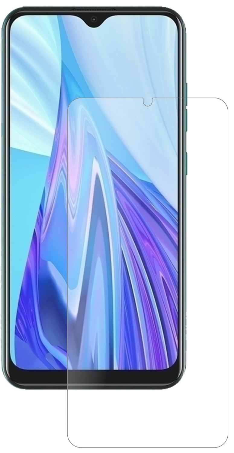 HisenseF30s mit aufgebrachter dipos Panzerfolie, die lästige Fingerabdrücke minimiert