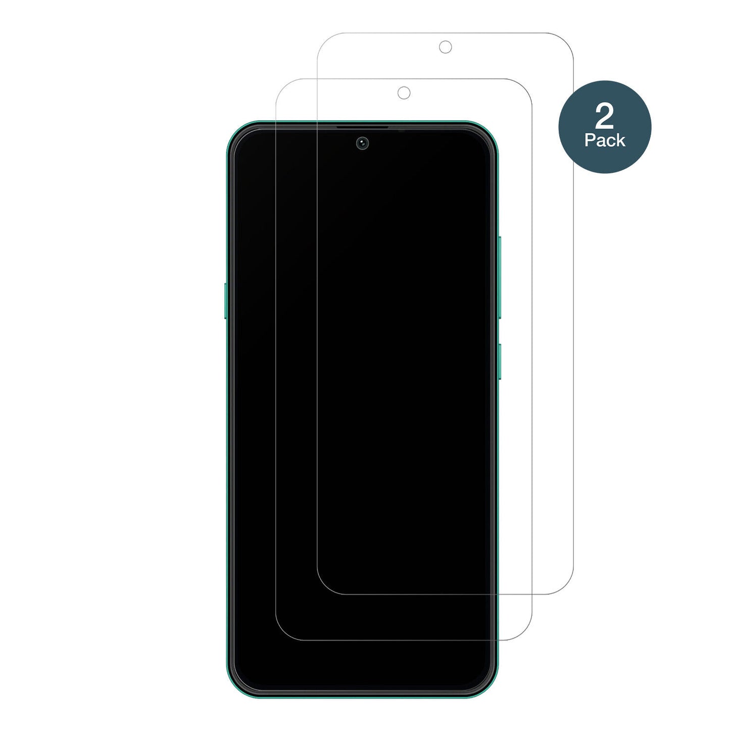 HisenseInfinity E40 Lite mit aufgebrachter dipos Panzerfolie, die lästige Fingerabdrücke minimiert
