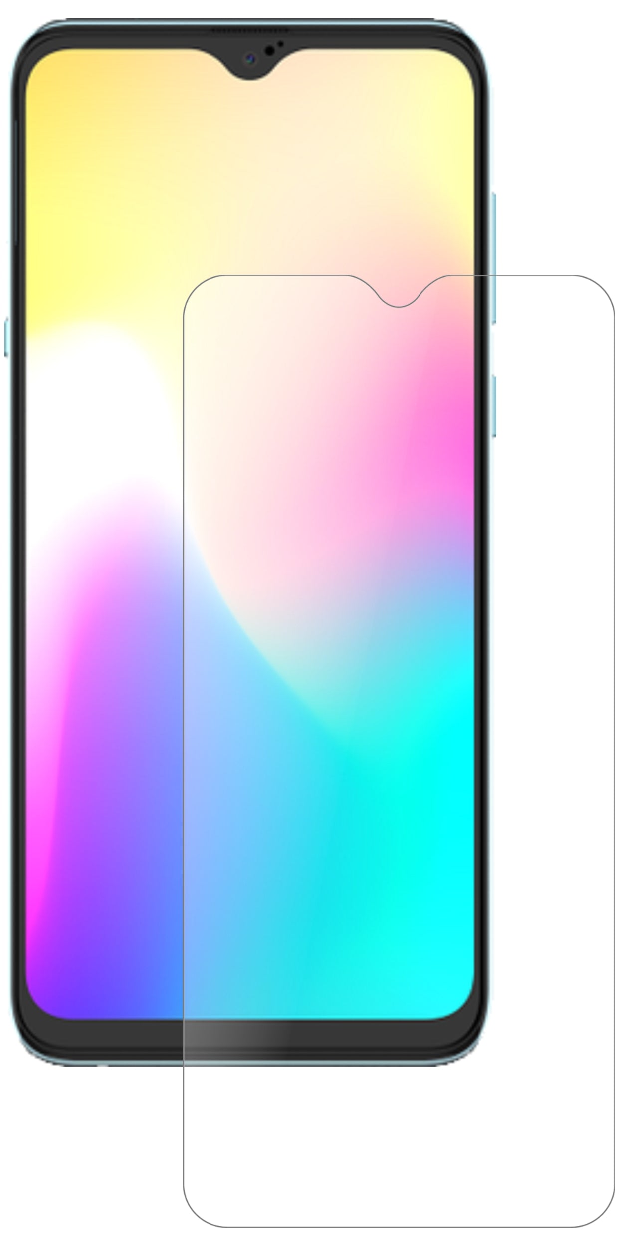 HisenseInfinity H30 mit aufgebrachter dipos Panzerfolie, die lästige Fingerabdrücke minimiert