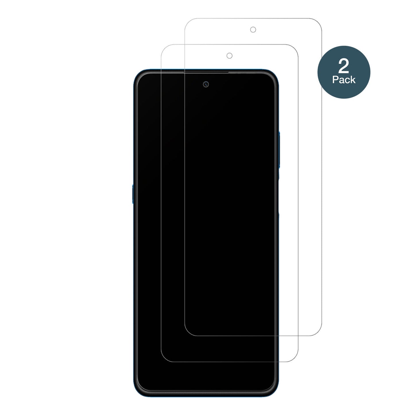 HisenseInfinity H60 Lite mit aufgebrachter dipos Panzerfolie, die lästige Fingerabdrücke minimiert