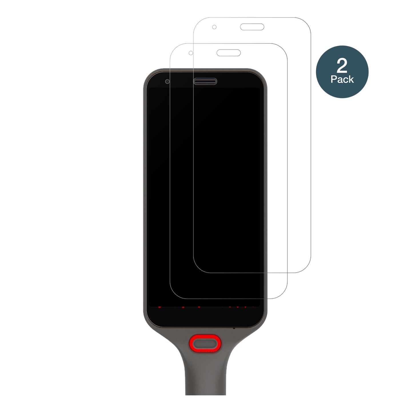 HoneywellCS32 mit aufgebrachter dipos Panzerfolie, die lästige Fingerabdrücke minimiert