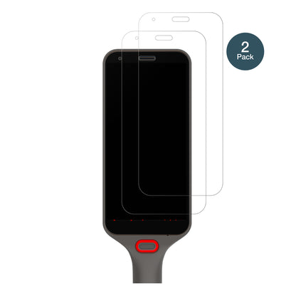 HoneywellCS32 mit aufgebrachter dipos Panzerfolie, die lästige Fingerabdrücke minimiert