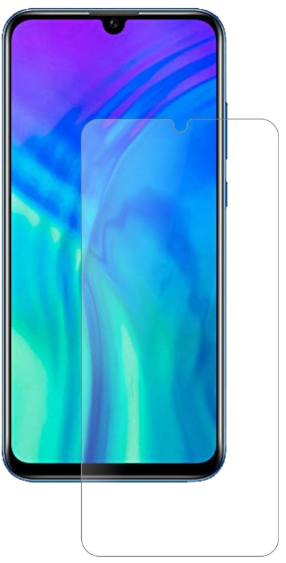 Honor20E mit aufgebrachter dipos Panzerfolie, die lästige Fingerabdrücke minimiert