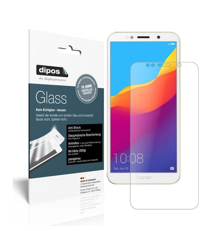 Honor7A mit aufgebrachter dipos Panzerfolie, die lästige Fingerabdrücke minimiert