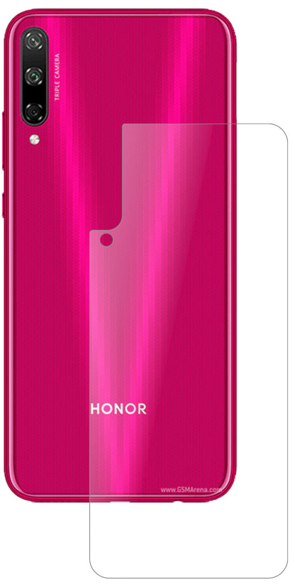 HonorPlay 3 Rückseite mit aufgebrachter dipos Panzerfolie, die lästige Fingerabdrücke minimiert