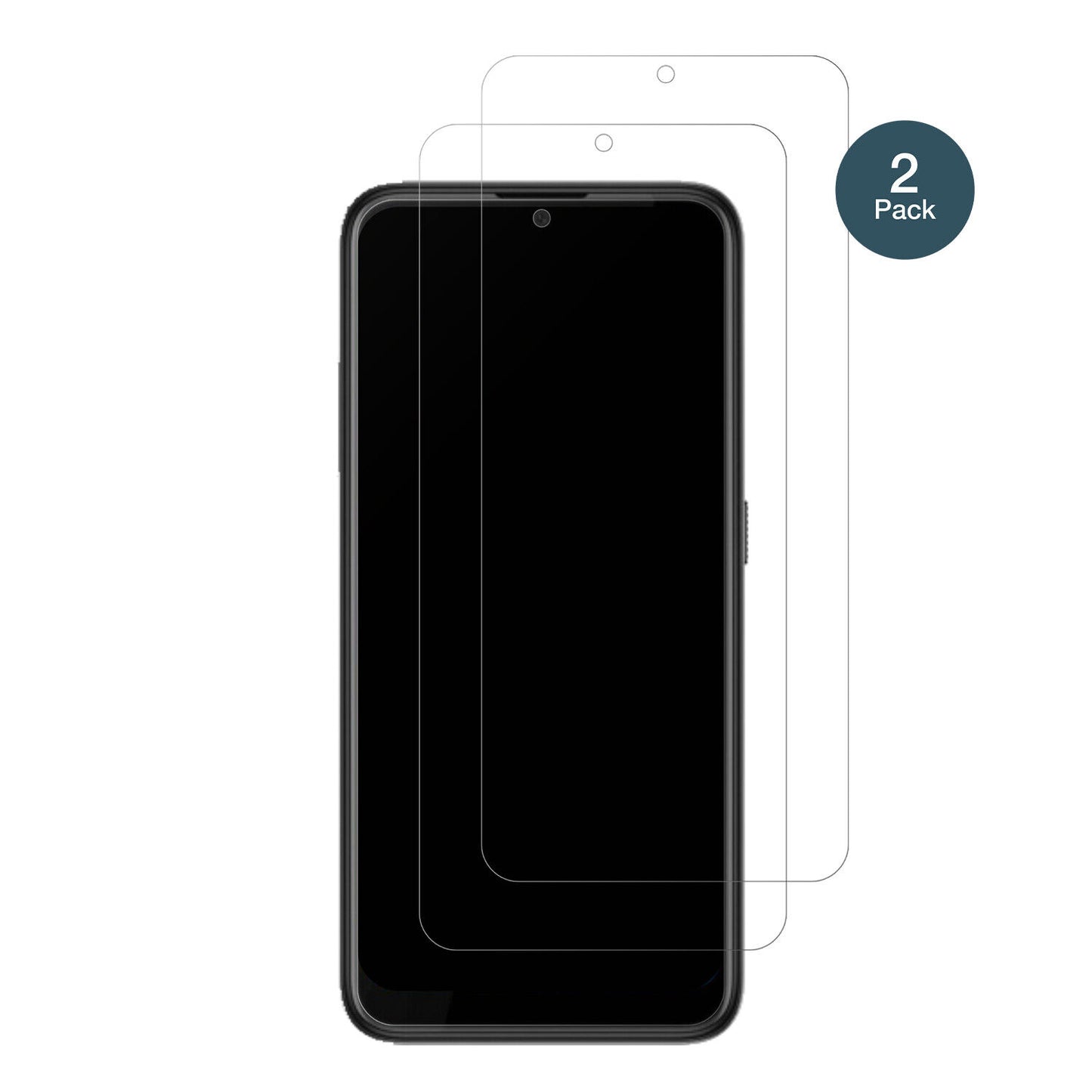 HTCWildfire E1 Plus mit aufgebrachter dipos Panzerfolie, die lästige Fingerabdrücke minimiert