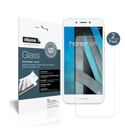 HuaweiHonor 6A mit aufgebrachter dipos Panzerfolie, die lästige Fingerabdrücke minimiert
